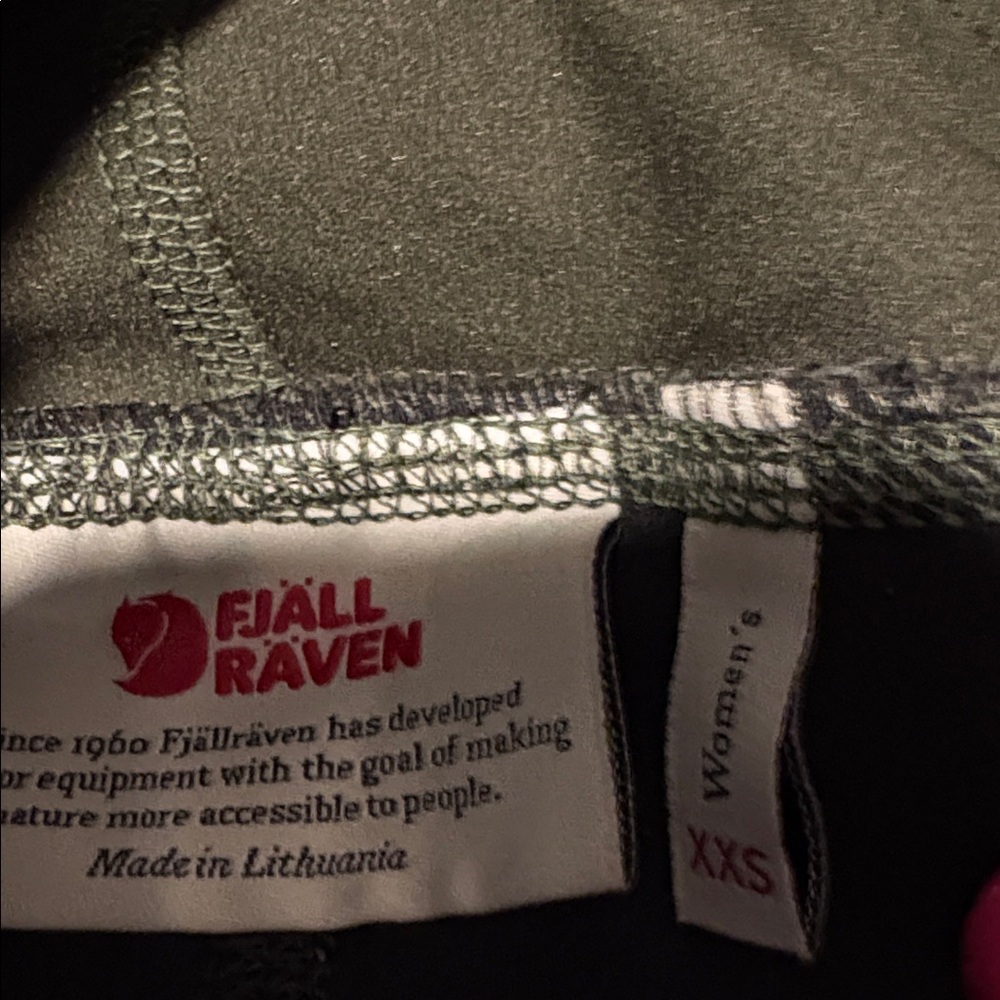 Fjallraven Green and Black Leggings - Picture 5 of 5